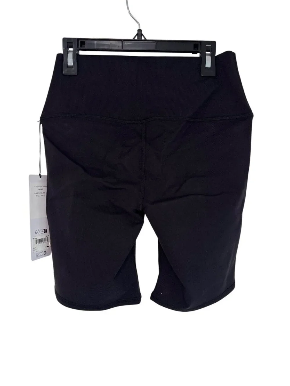 Alo Yoga High Waist Biker Shorts in Black Medium New Womens Leggings